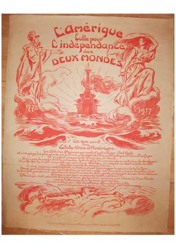 Victor Prouvé - L'amerique lutte pour l'indépendance des deux mondes